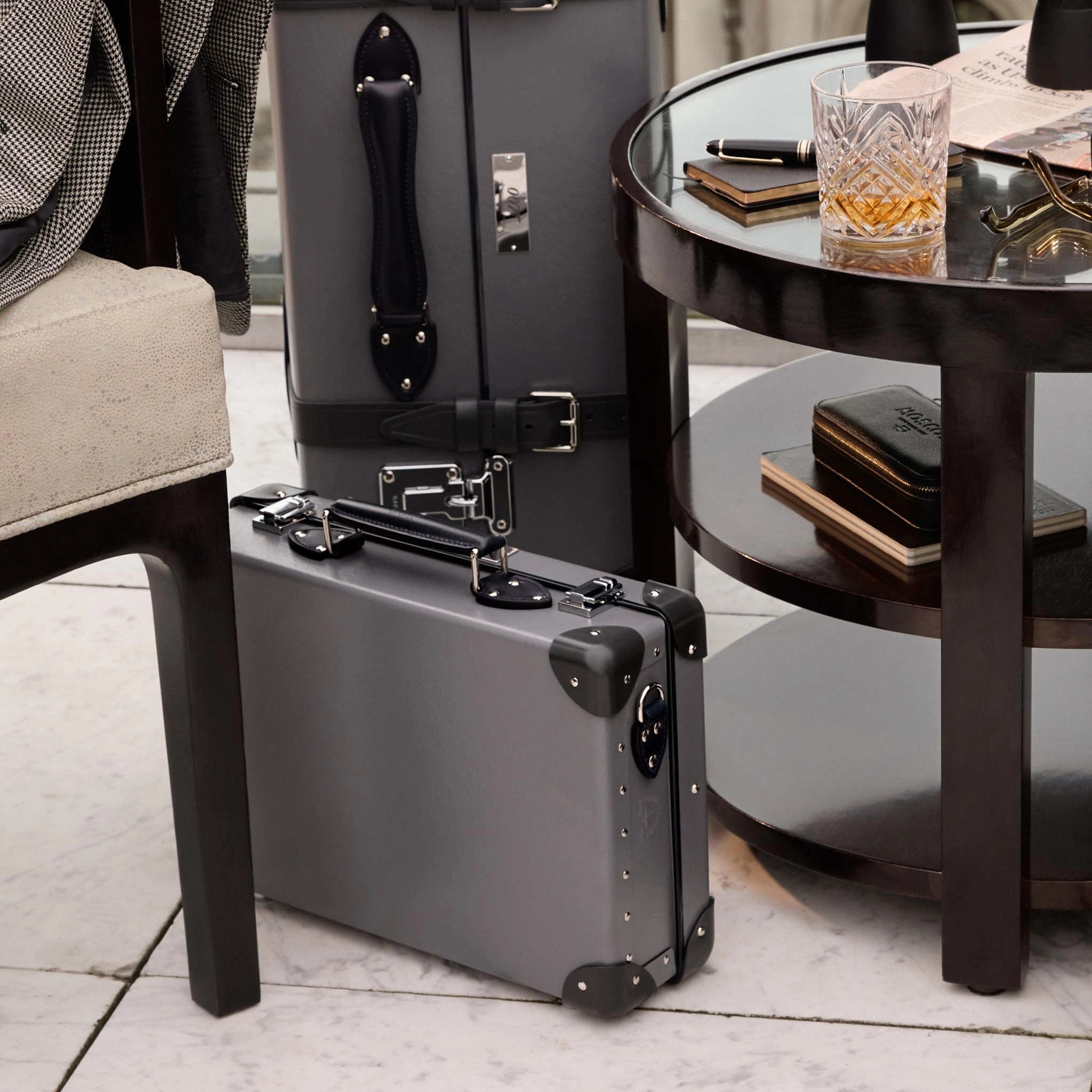 007 Collection · Small Attaché | Grey/Graphite/Chrome