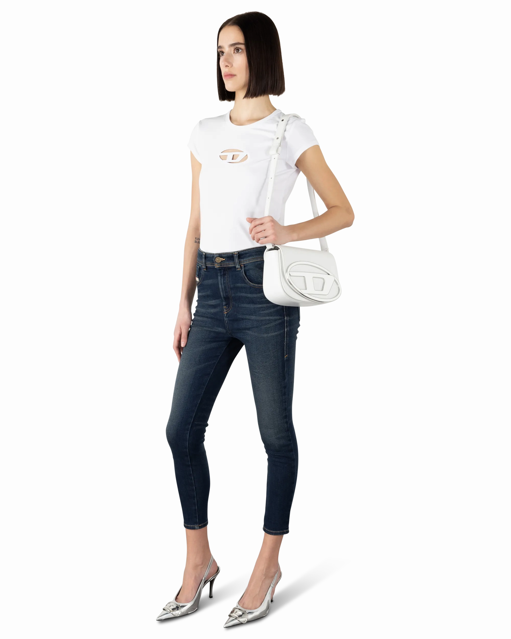 1DR M-Iconic Leather Medium Shoulder Bag