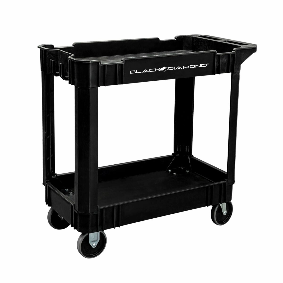 500lb Capacity 2 Shelf Utility Cart