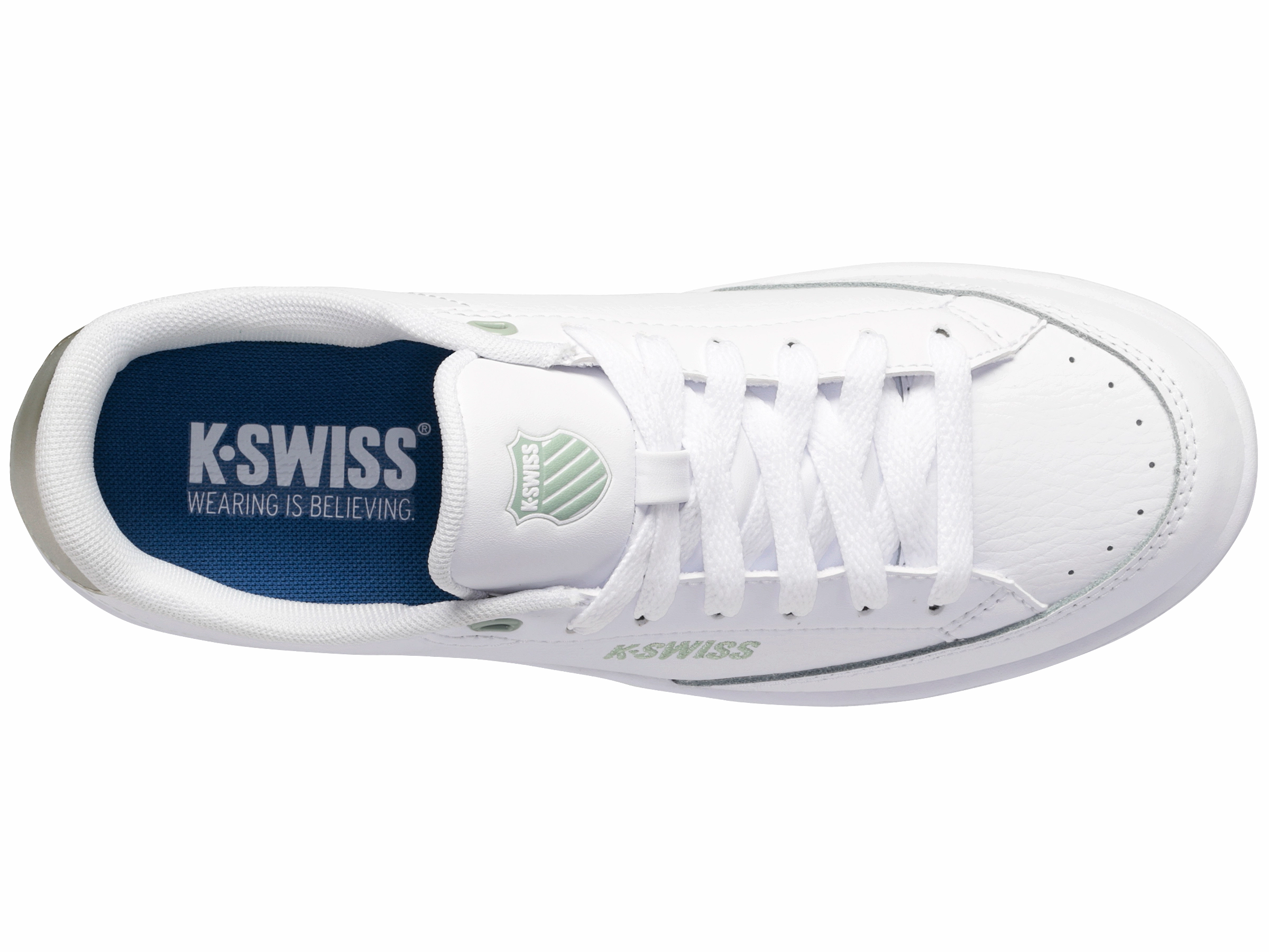 97297-995-M | COURT ACE | WHITE/FROSTY GREEN/CHAMPAGNE
