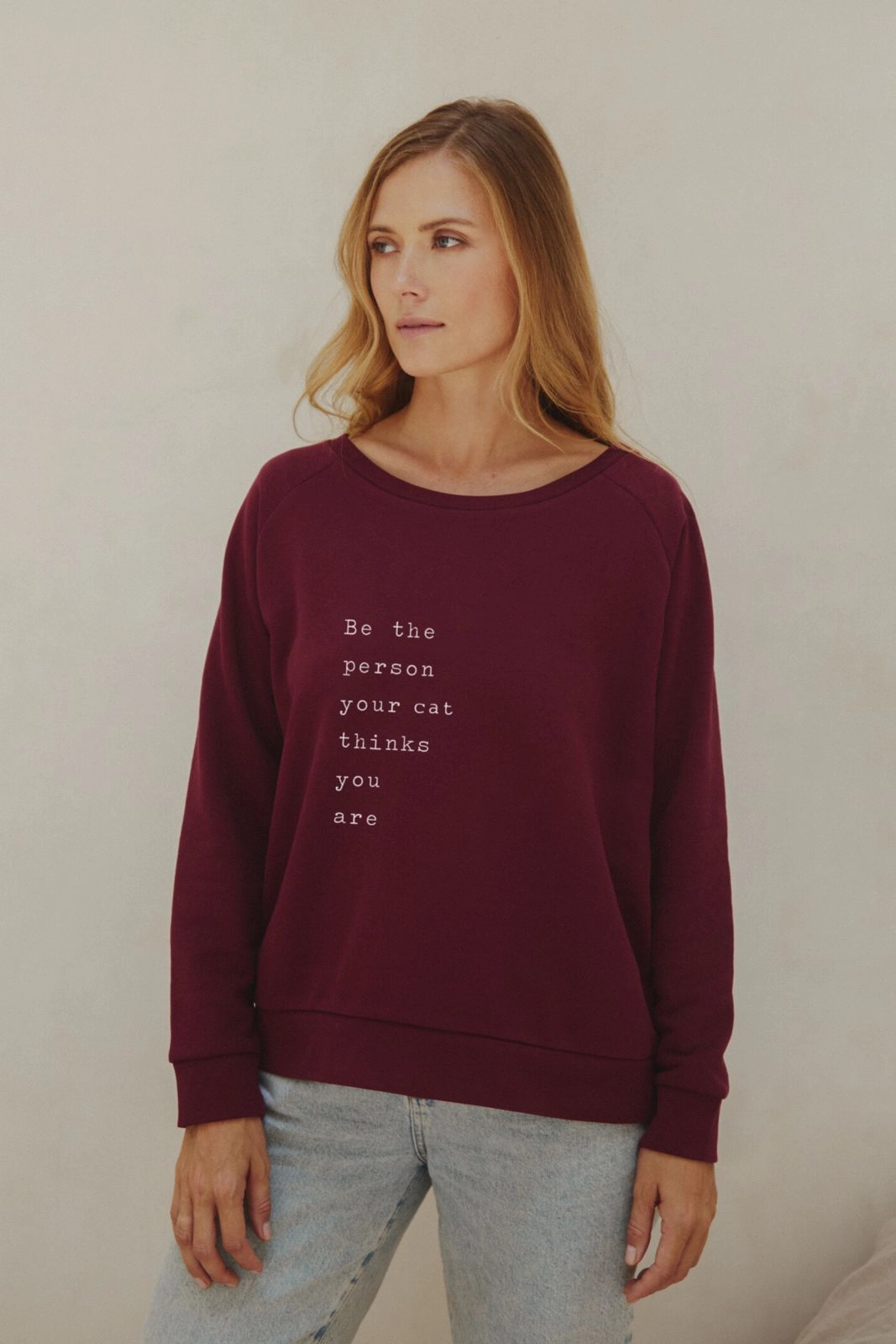 "Cat Thinks You Are" New Style Pullover