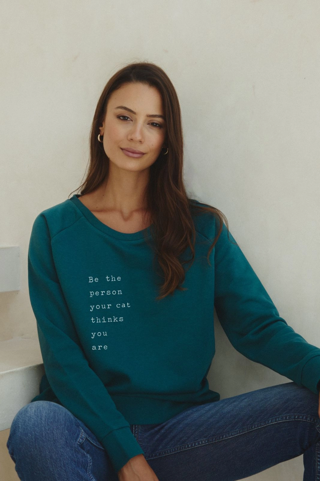 "Cat Thinks You Are" New Style Pullover