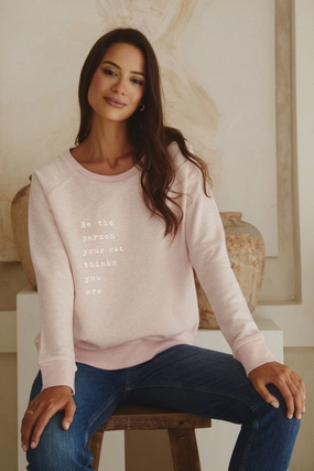 "Cat Thinks You Are" New Style Pullover
