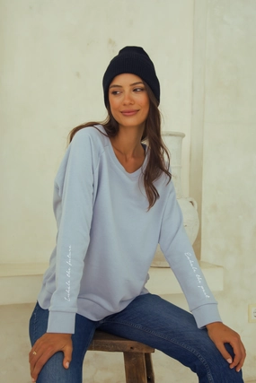 "Inhale Exhale" New Style Pullover