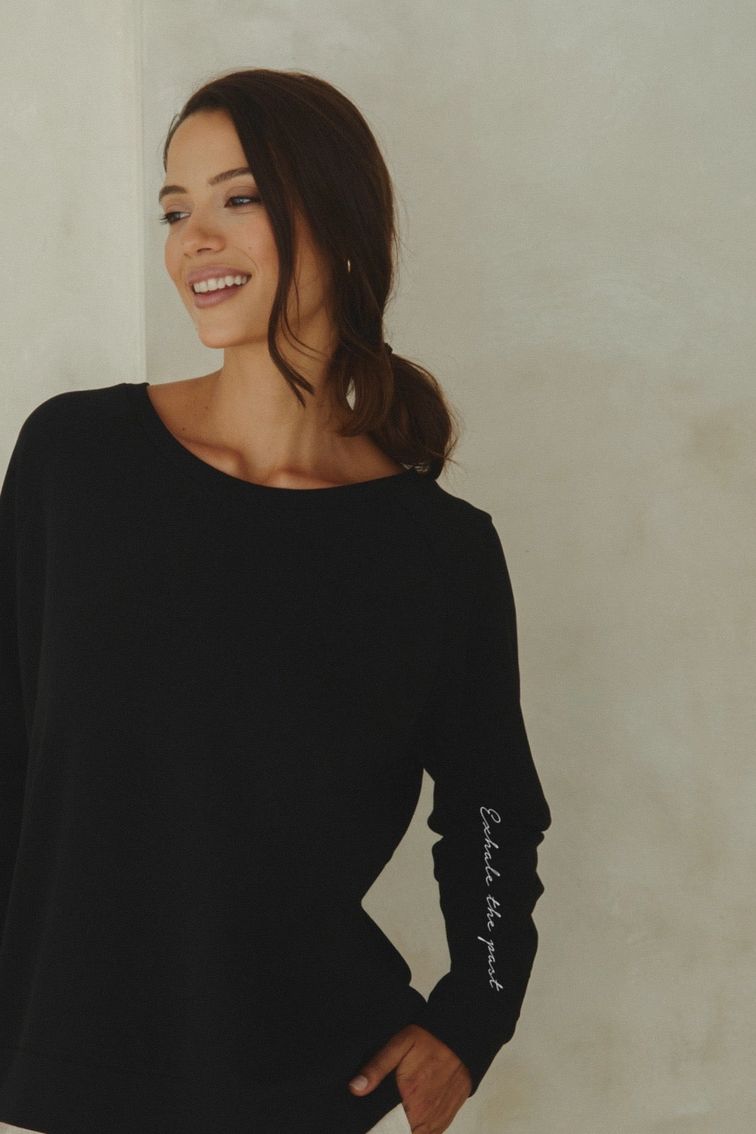 "Inhale Exhale" New Style Pullover