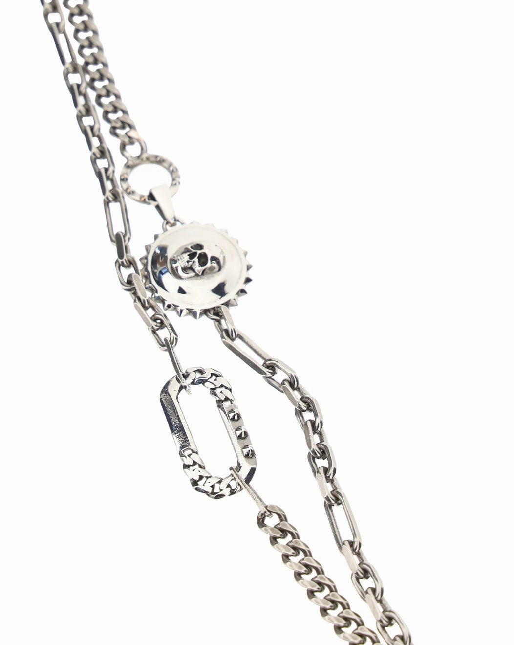 Alexander McQueen Iconic Skull Charm Chain Bracelet