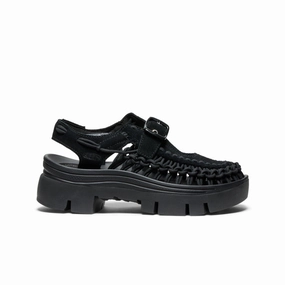 All Gender UNEEK PLT Mary Jane Sneaker  |  Black/Black