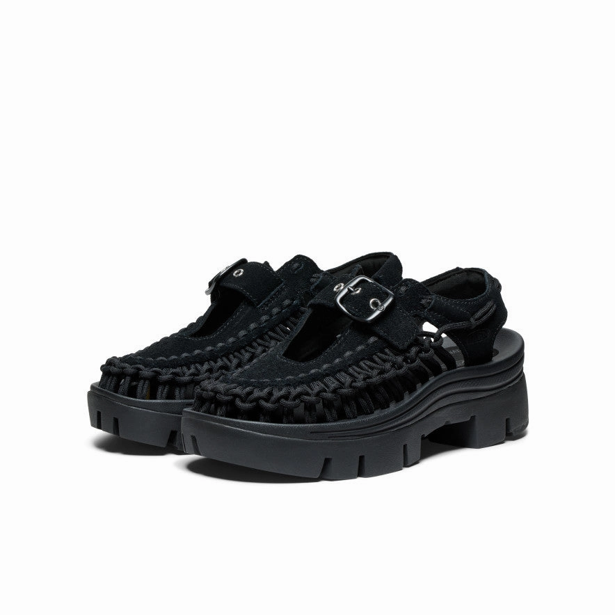 All Gender UNEEK PLT Mary Jane Sneaker  |  Black/Black