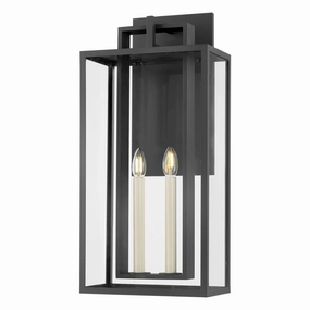 Amire Exterior Wall Sconce - Textured Black