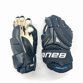 Bauer Supreme ONE95 - Pro Stock Hockey Gloves - Palm Overlay (Black/White)