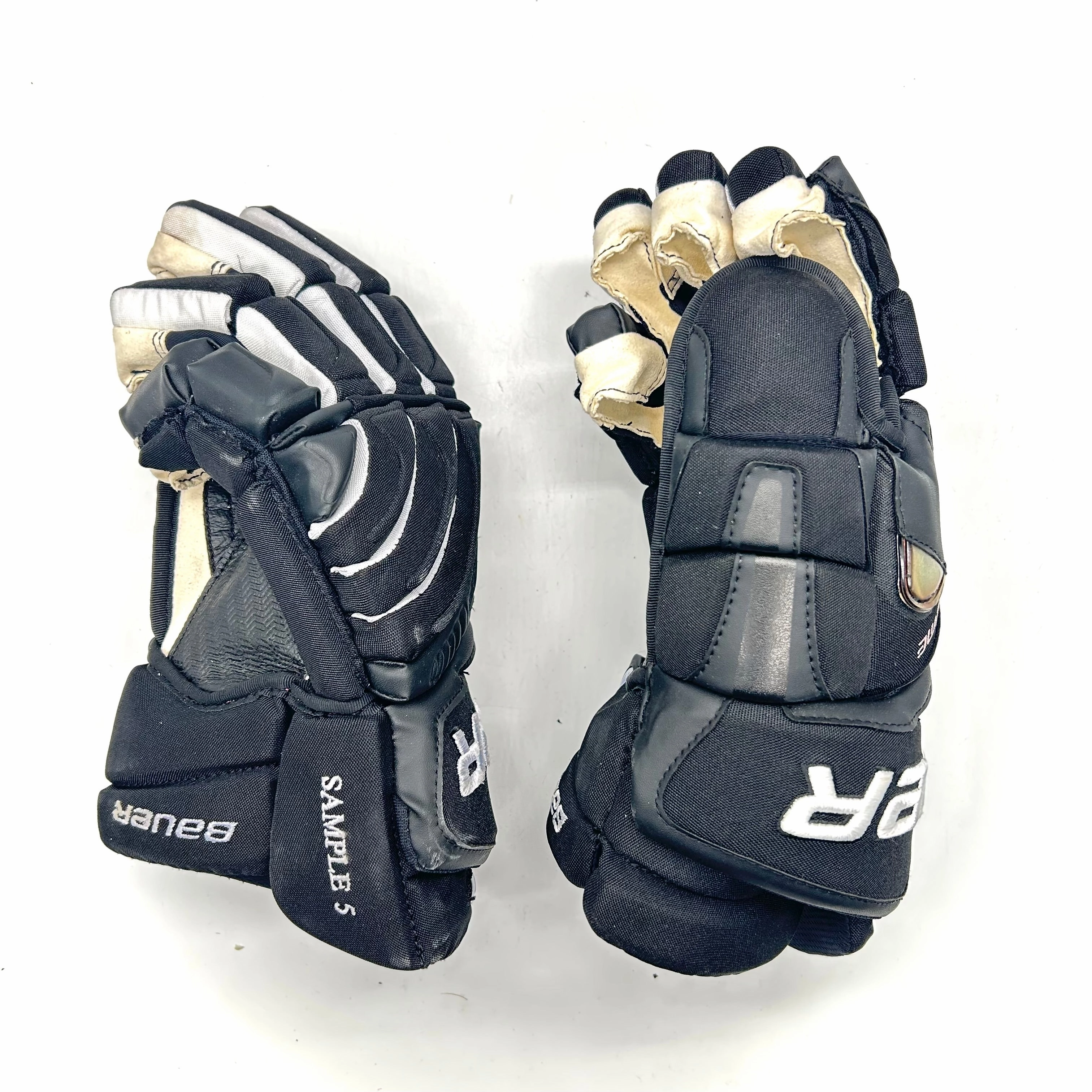 Bauer Supreme ONE95 - Pro Stock Hockey Gloves - Palm Overlay (Black/White)