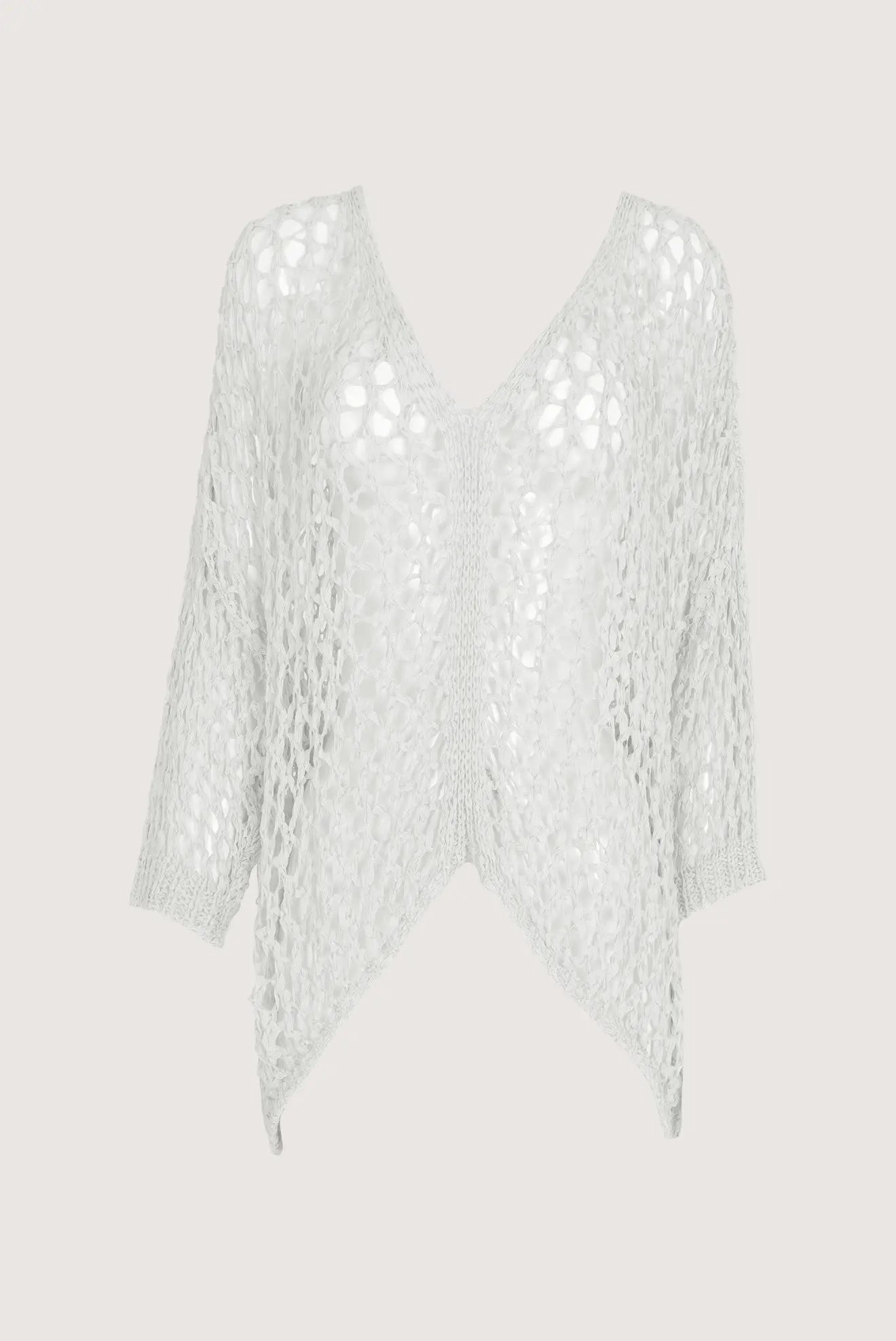 Blusa calada grande - Color  Blanco