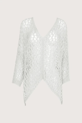 Blusa calada grande - Color  Blanco