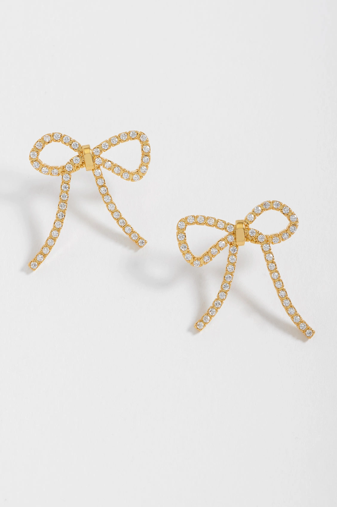 Bow Tennis Chain Earrings