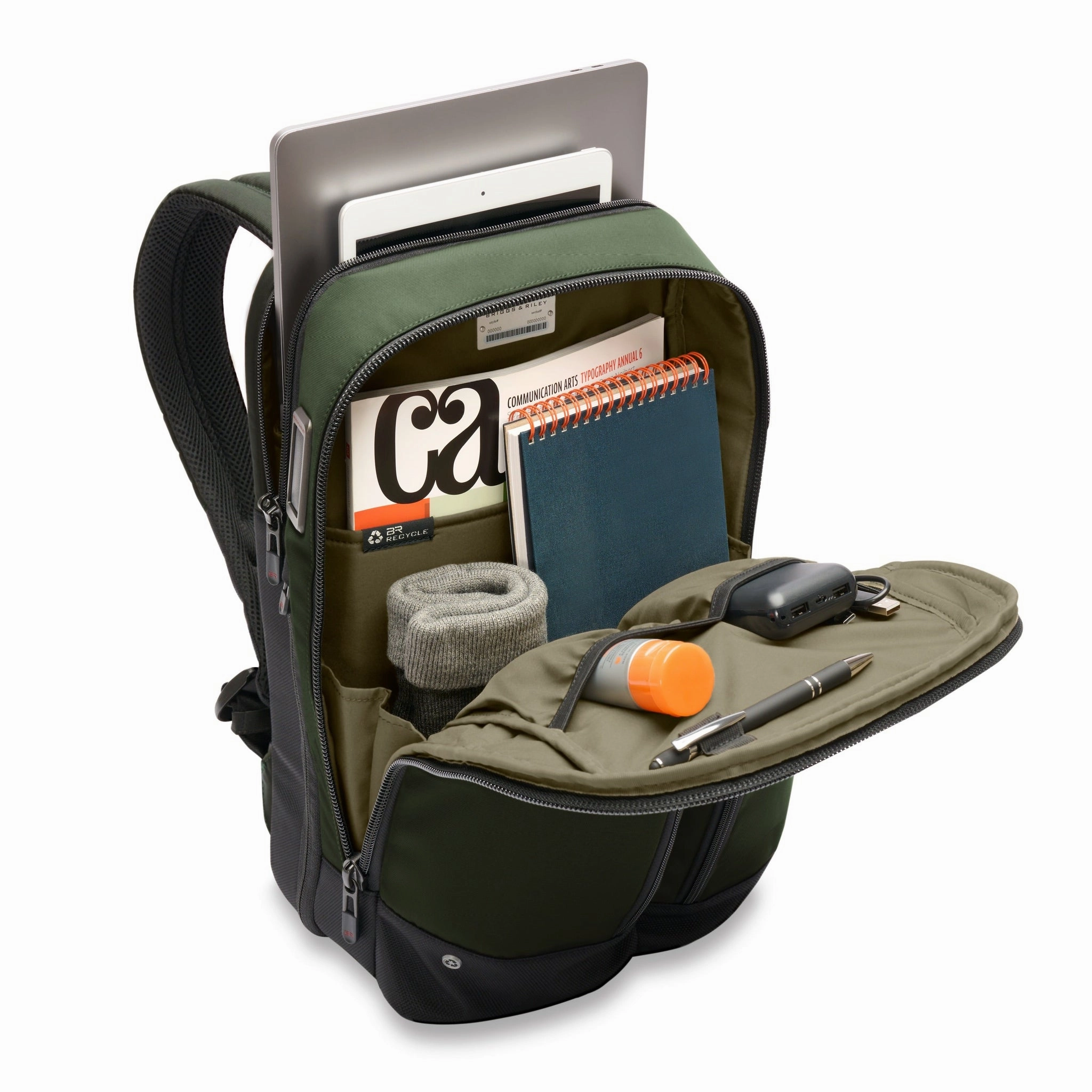 Briggs & Riley Recycled Day Bags Medium Expandable Backpack