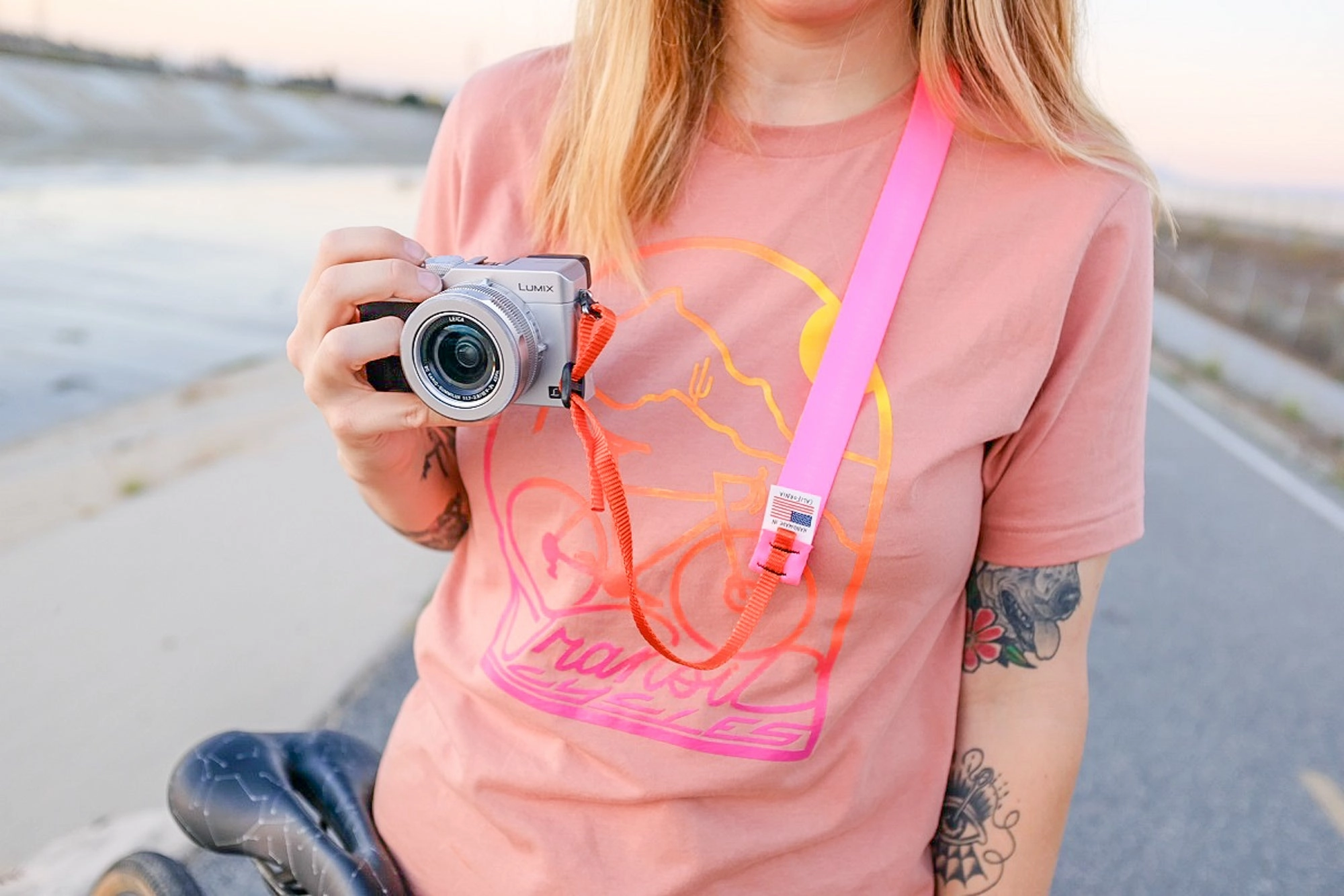 Camera Strap for Cycling. Hiking and Everyday Use