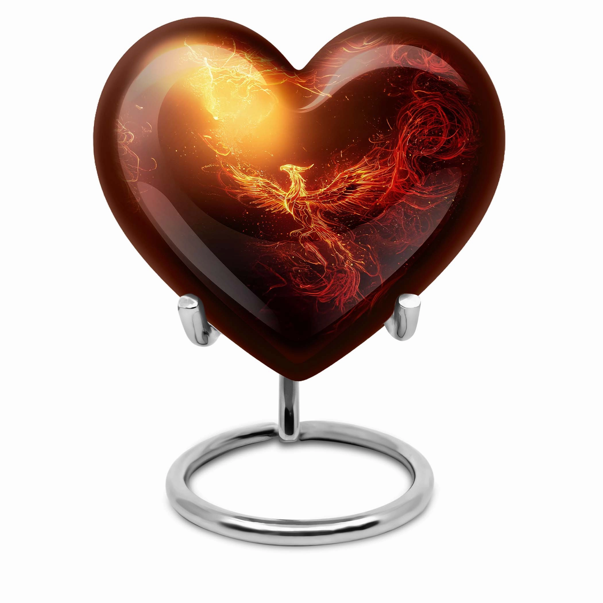 Cherished Phoenix Urn, Iconic Memorial Symbol - Elevating Tribute for Loved Ones