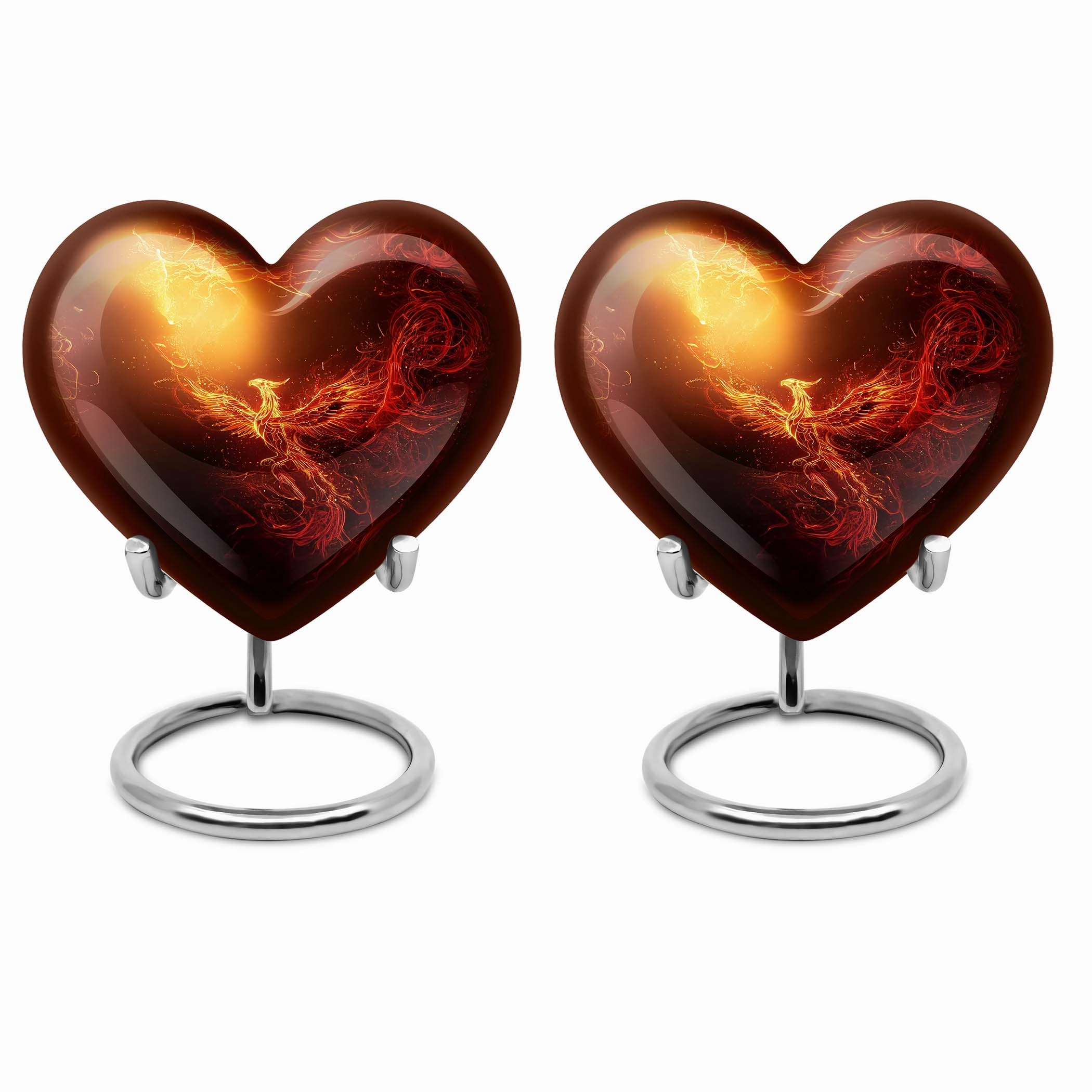 Cherished Phoenix Urn, Iconic Memorial Symbol - Elevating Tribute for Loved Ones
