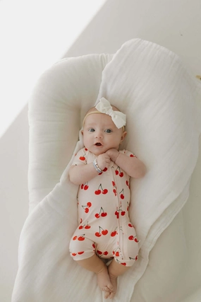 Cherry Orchard | Bamboo Zip Shortie