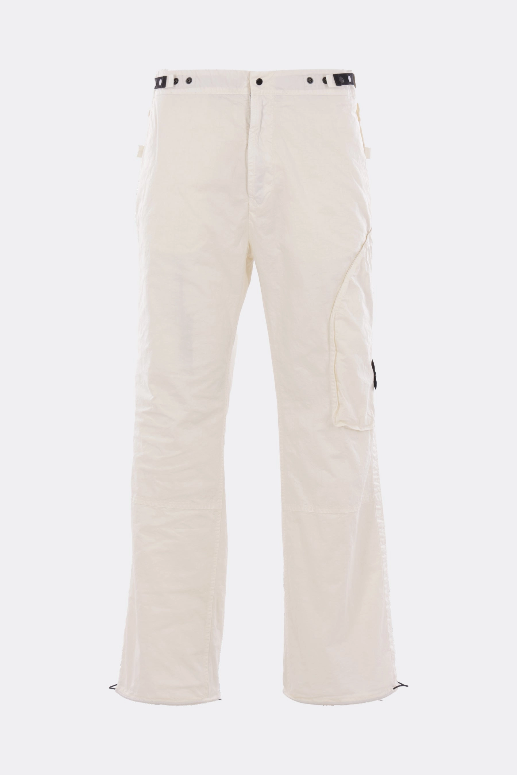 chino trousers in nylon