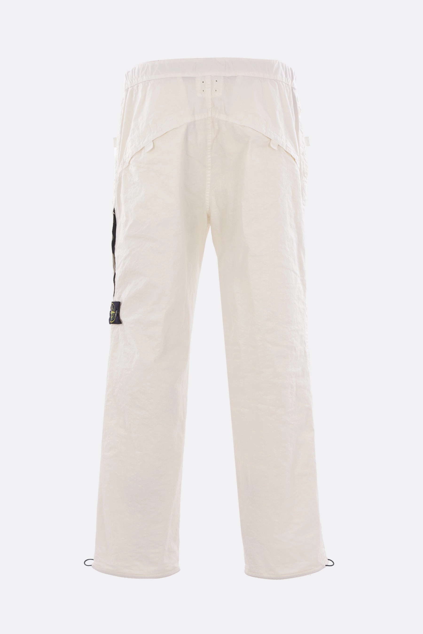 chino trousers in nylon