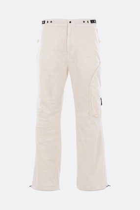 chino trousers in nylon