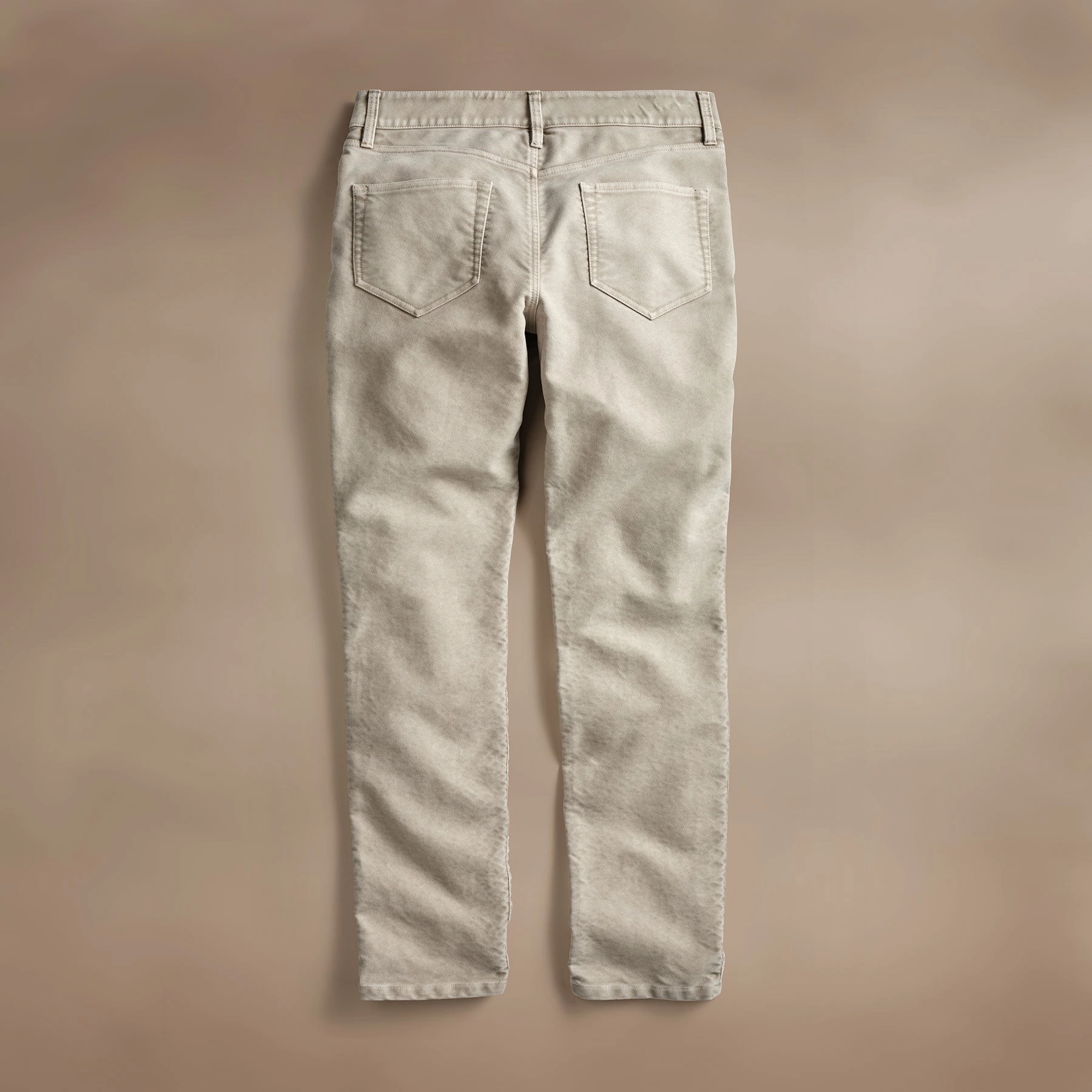 Cotton Moleskin 5 Pocket Pant - Light Tan Pigment