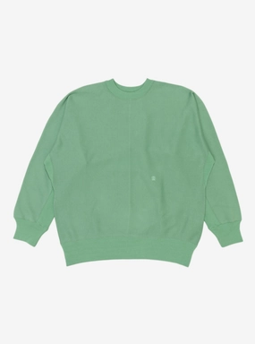 Crew Neck Sweatshirt Coral Green