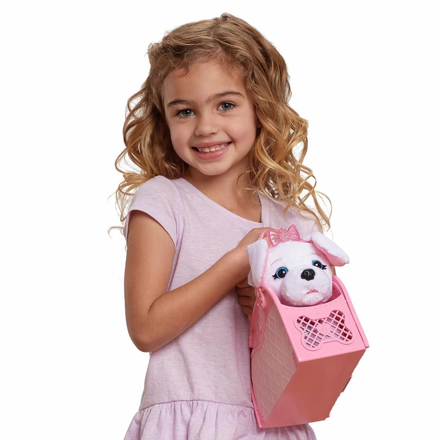Disney Princess JAK 216784 Style Collection Trendy Puppy And Tote, Pink