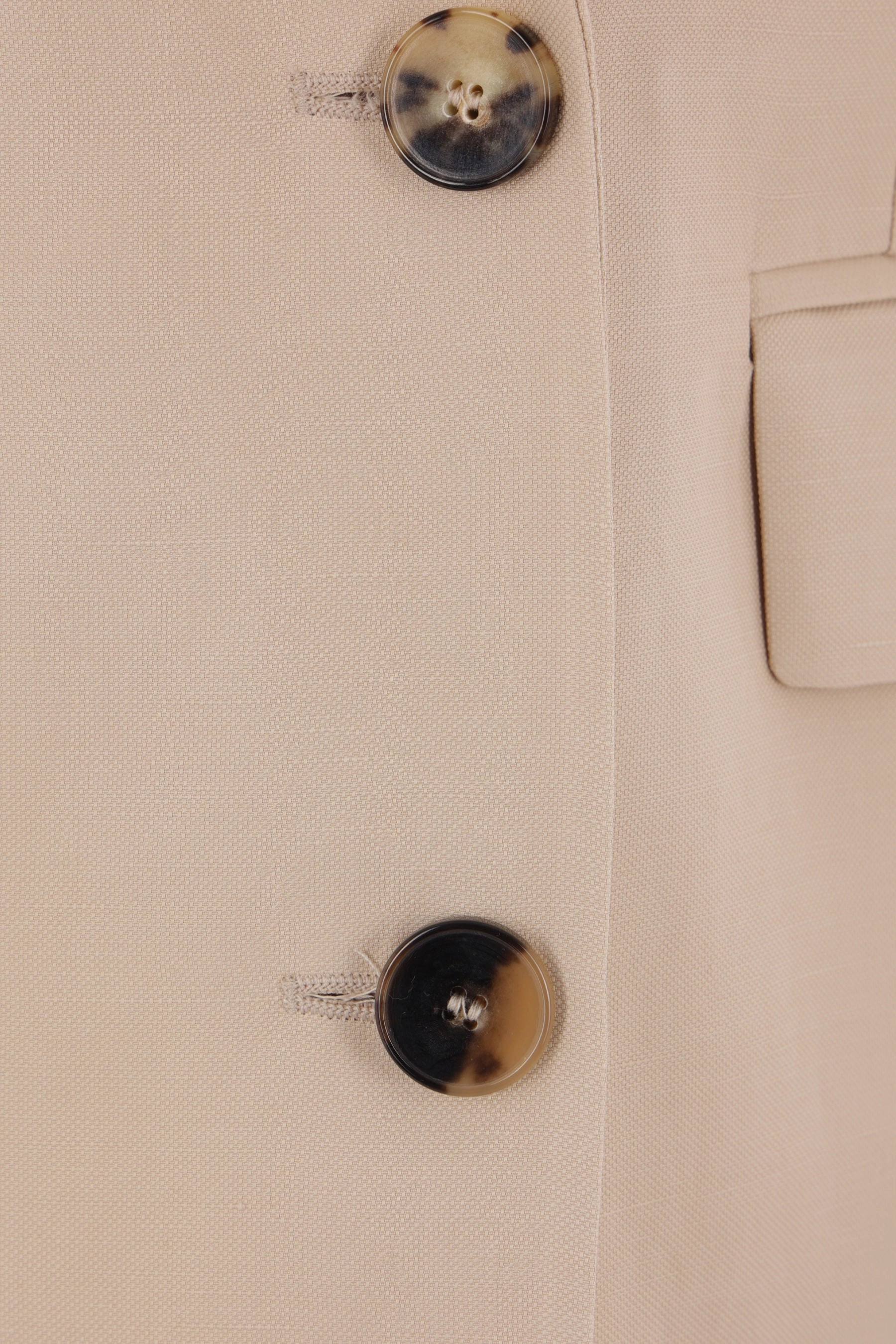 double-breasted jacket in linen blend