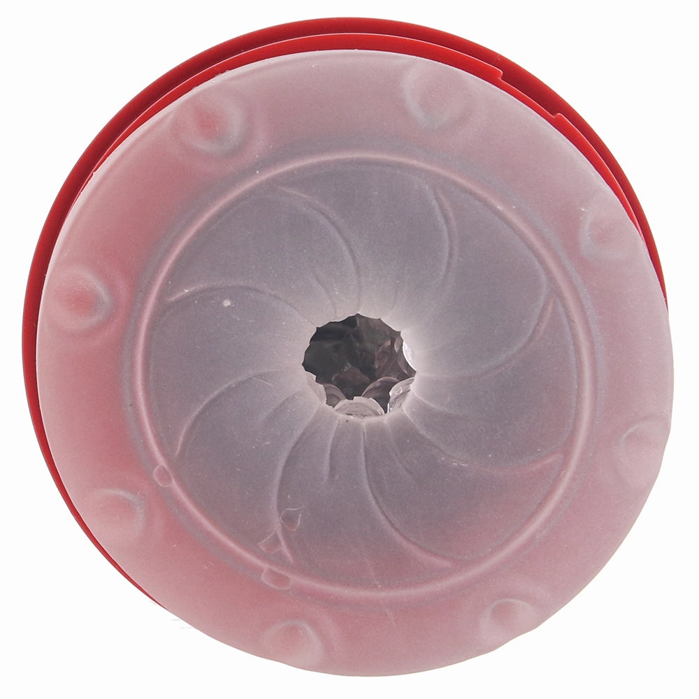 Envy Clear Clutch Textured Stroker Vibe