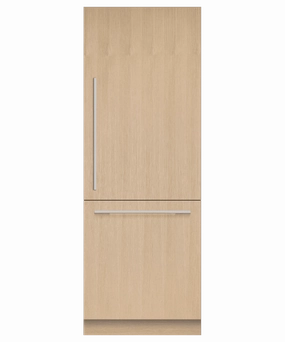 Fisher & Paykel RS3084WRUK1 Integrated Refrigerator Freezer, 30", Ice & Water