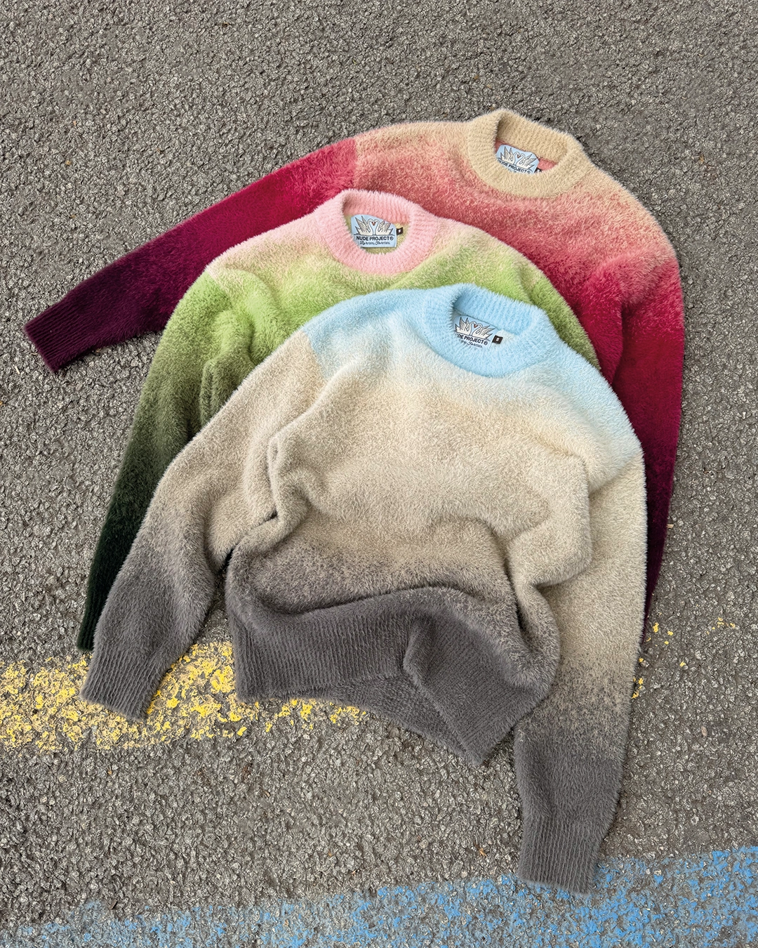 Gradient Cozy Sweater Green