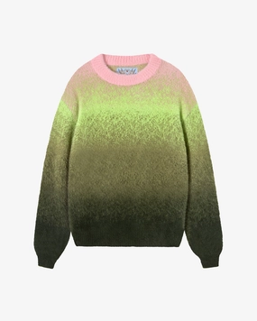 Gradient Cozy Sweater Green