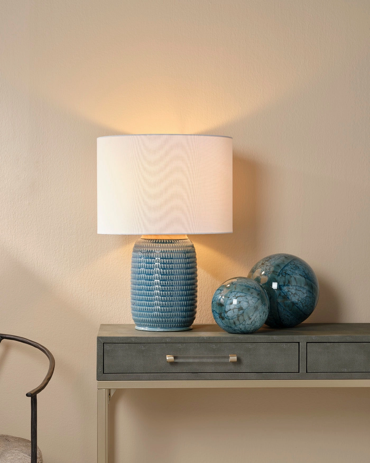 Graham Table Lamp Blue