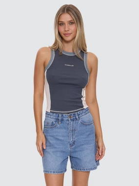 Grip Curve Tank - Dark Slate