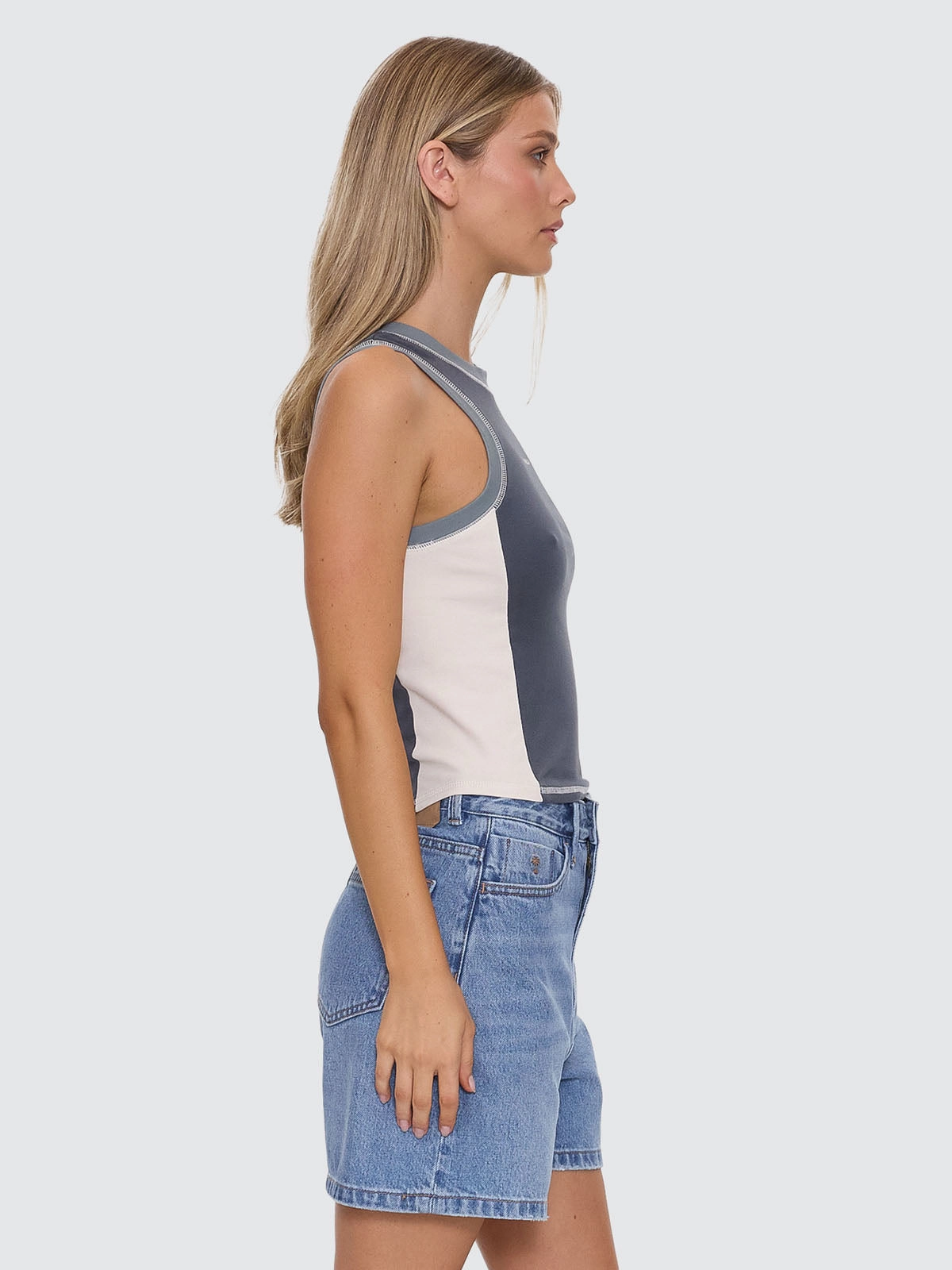 Grip Curve Tank - Dark Slate