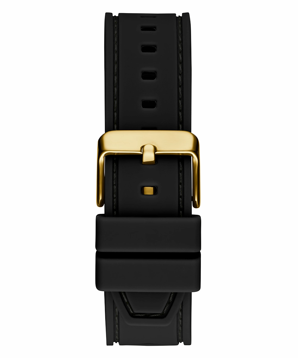 GUESS Mens Black 2-Tone Multi-function Watch
