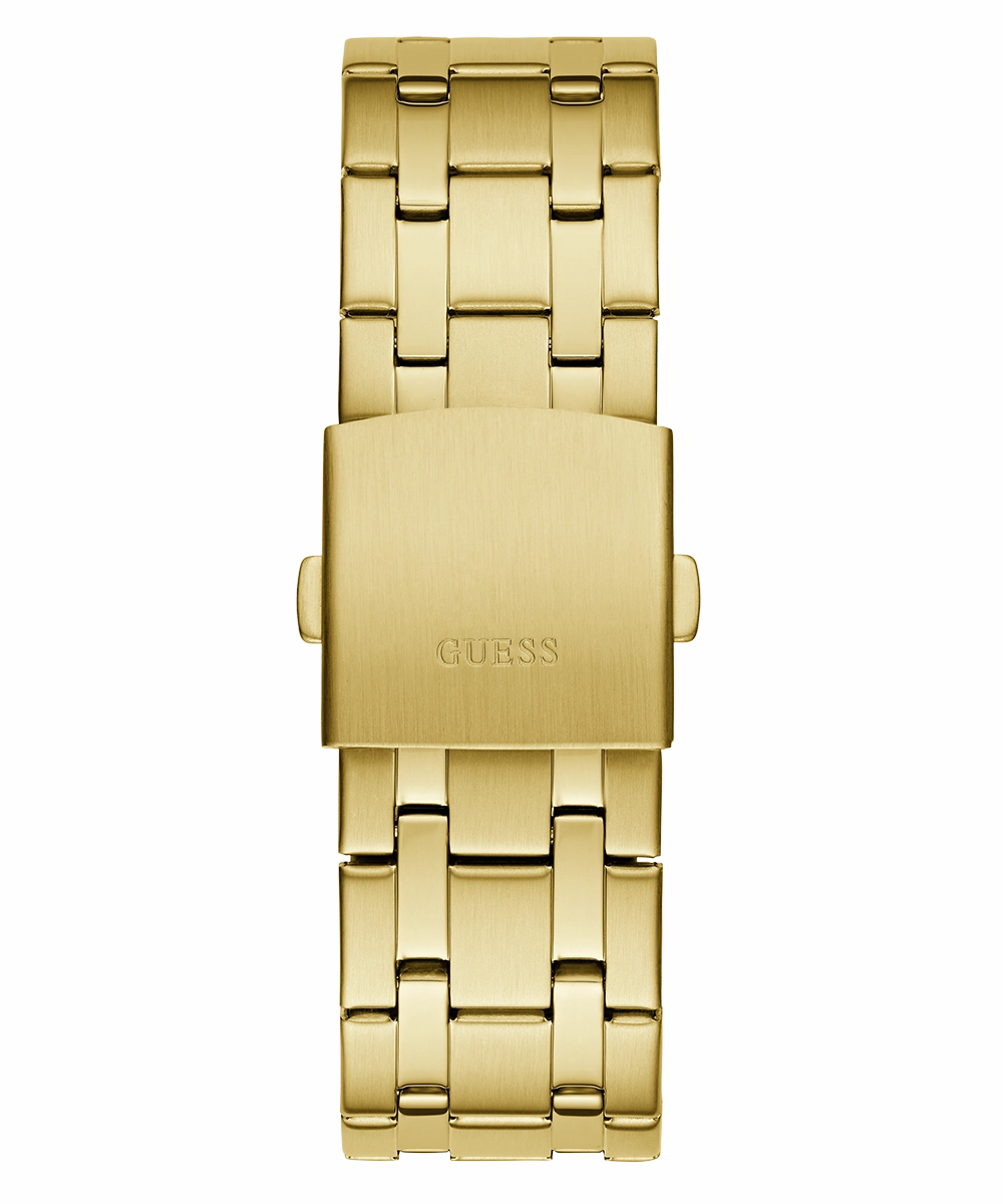 GUESS Mens Gold Tone Analog Watch