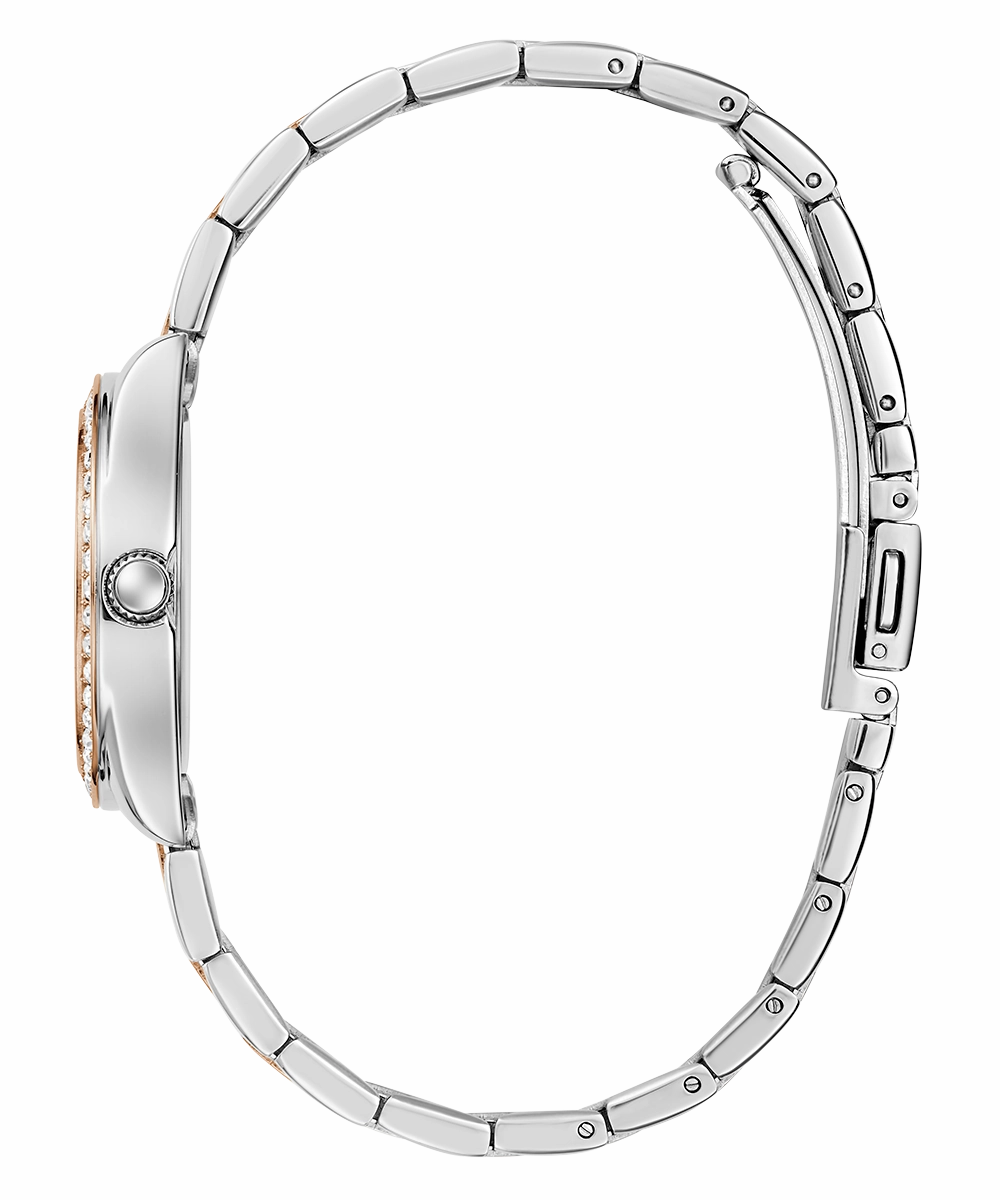 GUESS Mini Luna Ladies 2-Tone Analog Watch