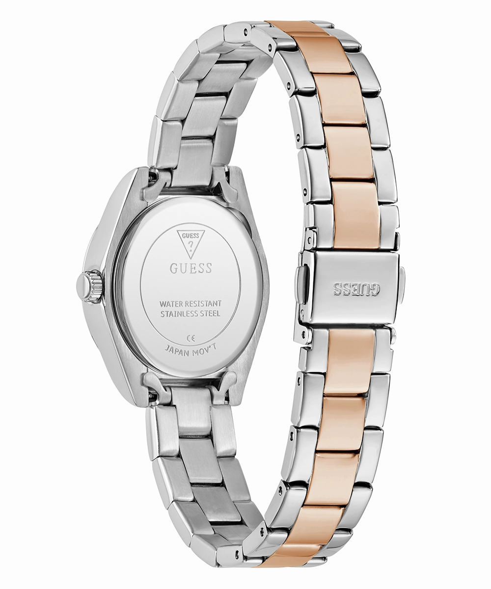 GUESS Mini Luna Ladies 2-Tone Analog Watch