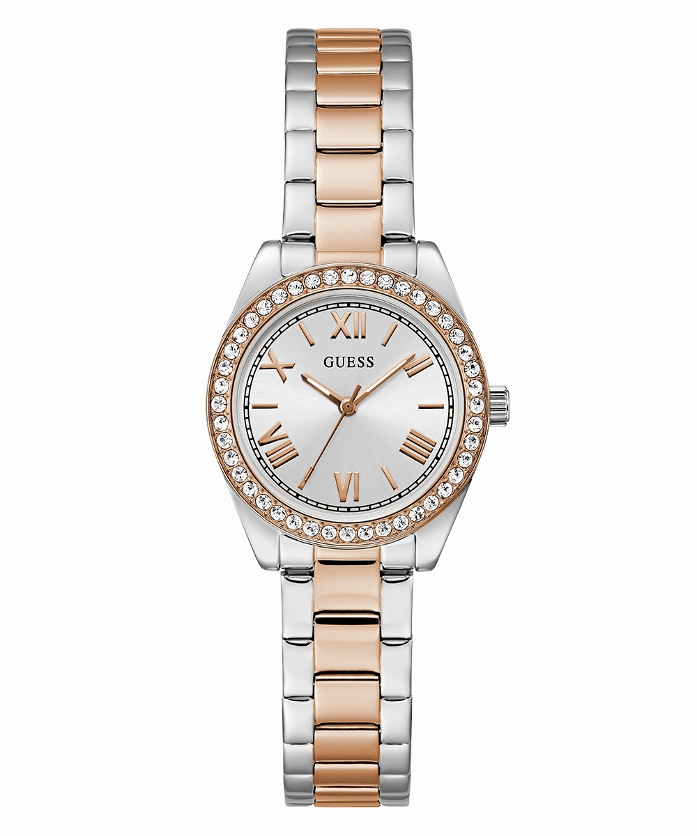 GUESS Mini Luna Ladies 2-Tone Analog Watch