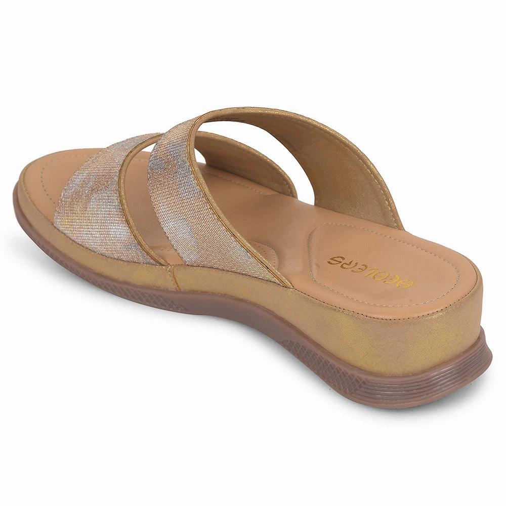 Healers Golden Casual Slipper For Women S424-03 By Liberty