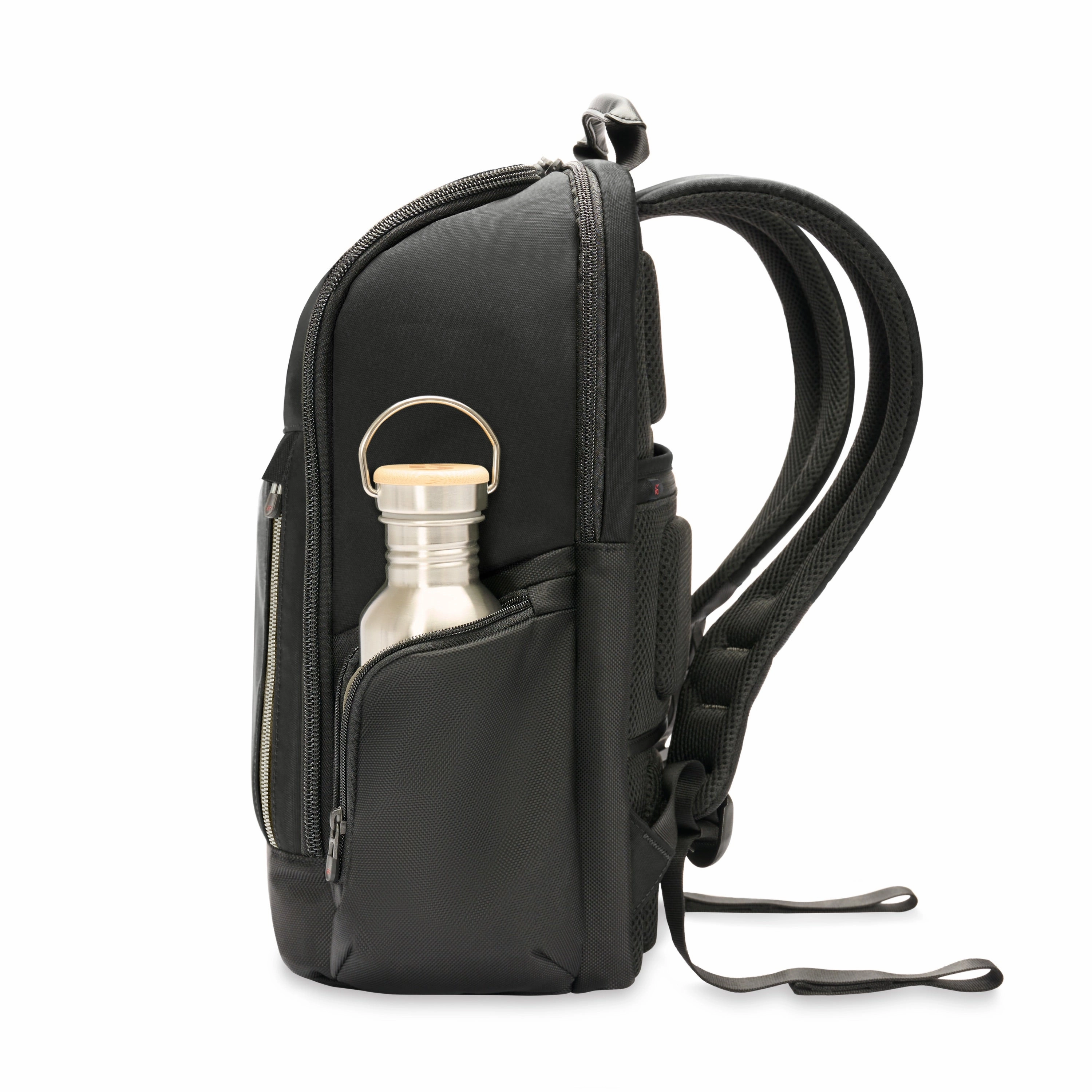 HTA Medium Widemouth Black Backpack