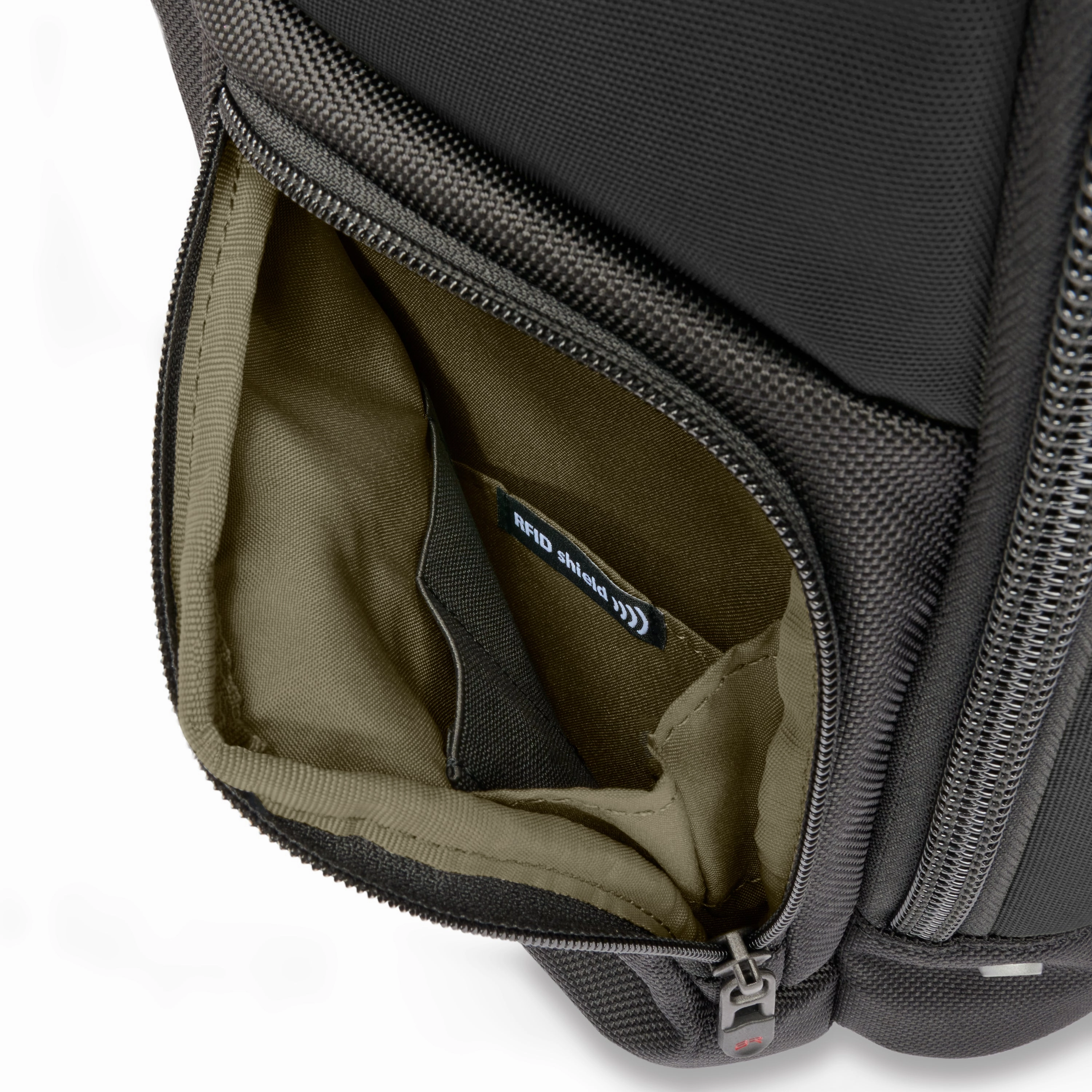 HTA Medium Widemouth Black Backpack