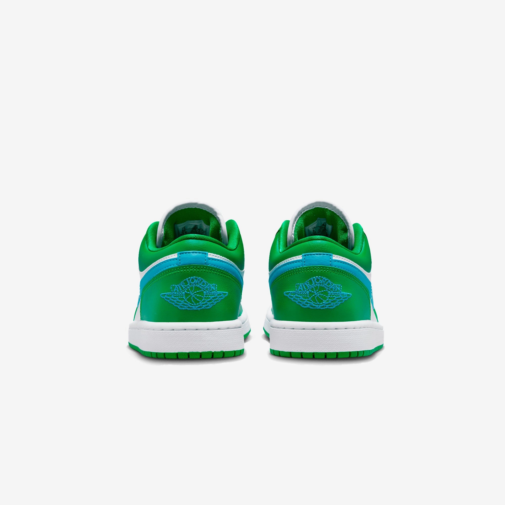 Jordan | AIR JORDAN 1 LOW  { LUCKY GREEN/AQUATONE-WHITE