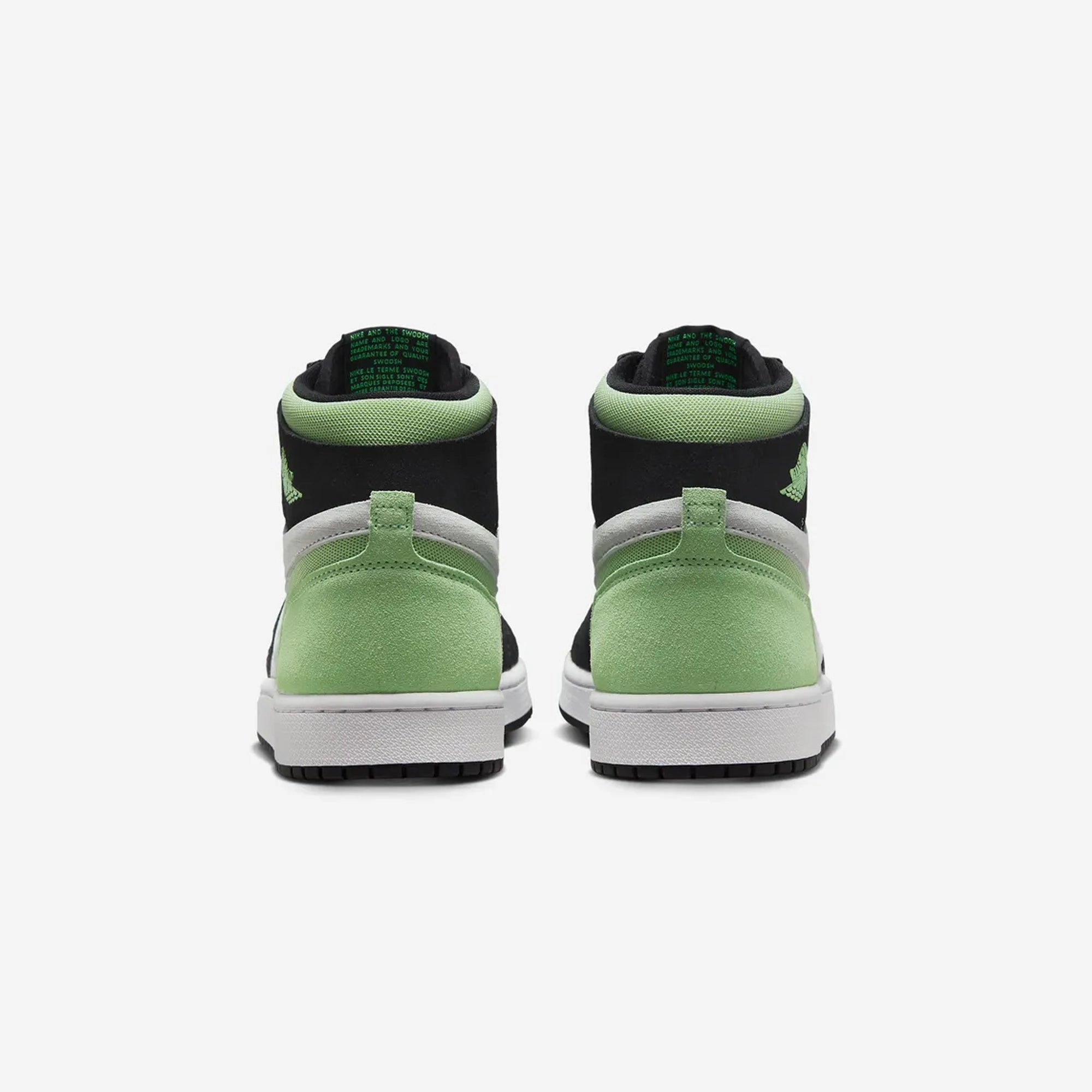 Jordan | AIR JORDAN 1 ZOOM CMFT 2  { WHITE/BLACK/HONEYDEW/GREEN