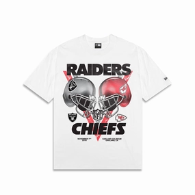 Kansas City Chiefs NFL Rivals Oversized T-Shirt White