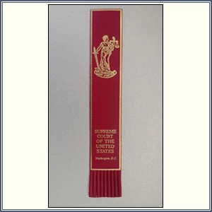 Lady Justice Leather Bookmarks