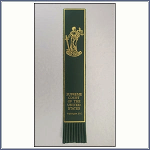 Lady Justice Leather Bookmarks